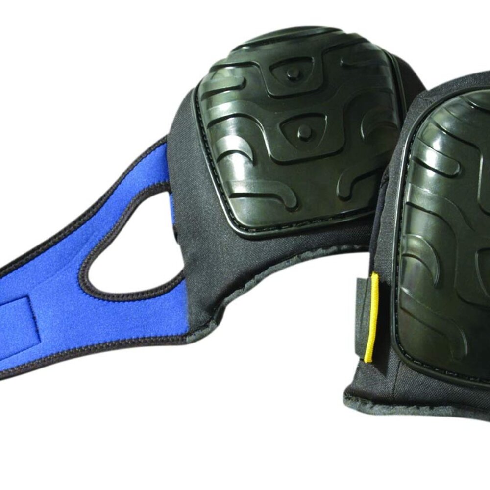 Knee Pads - Occunomix 121 Premium Black Flat Cap Adjustable Knee Pads - NEW